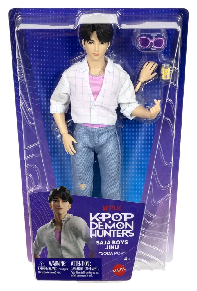 KPop Demon Hunters Saja Boys Jinu (Soda Pop) Puppe