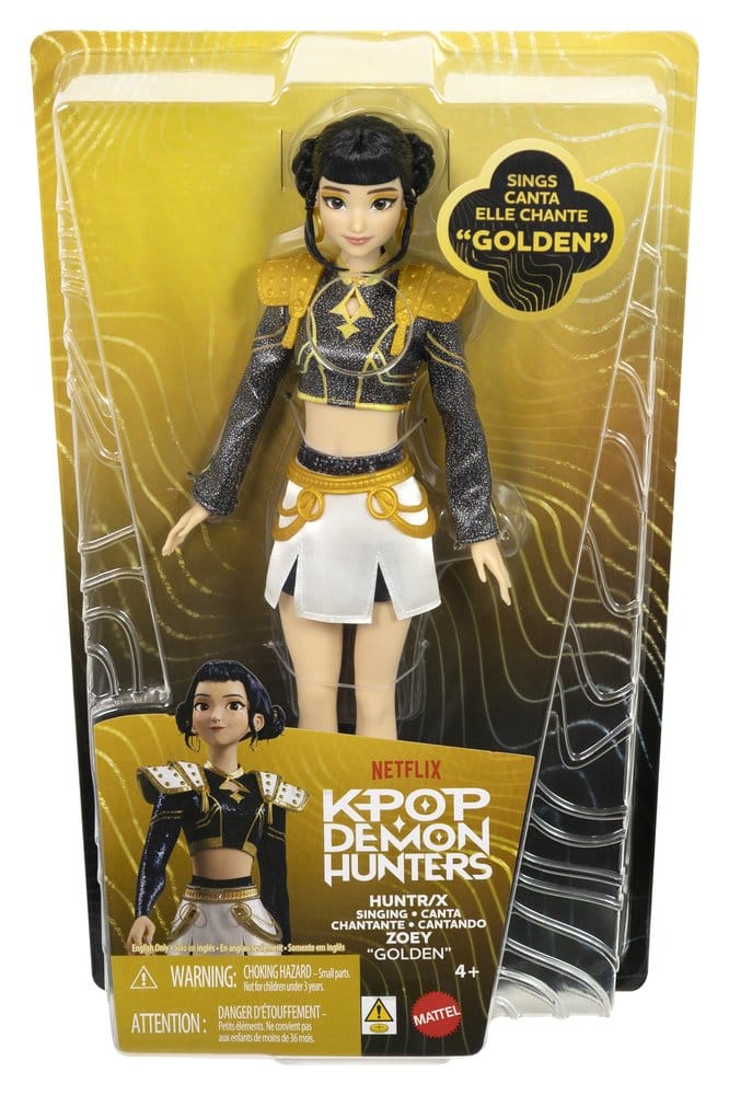 KPop Demon Hunters Huntrix Zoey (Golden) Singende Puppe