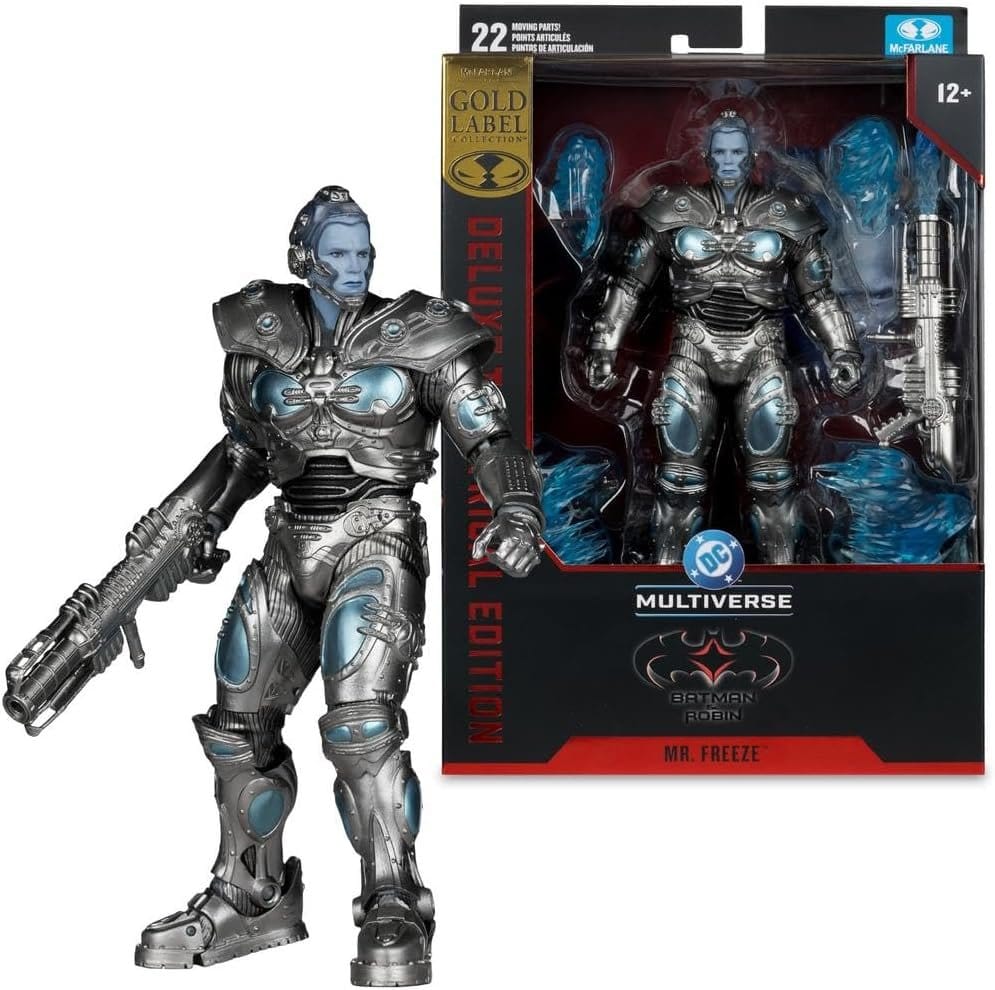 DC Batman & Robin Mr. Freeze Multiverse (Gold Label) Actionfigur