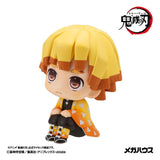 Demon Slayer Kimetsu no Yaiba 2er-Pack Zenitsu Agatsuma Grumpy Ver. & Kaigaku (with gift) Look Up Figuren