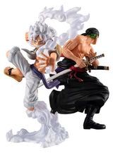 One Piece 2er-Pack Monkey D. Ruffy Gear Fifth & Roronoa Zoro (with gift) Wallstar Figuren