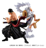 One Piece 2er-Pack Monkey D. Ruffy Gear Fifth & Roronoa Zoro (with gift) Wallstar Figuren