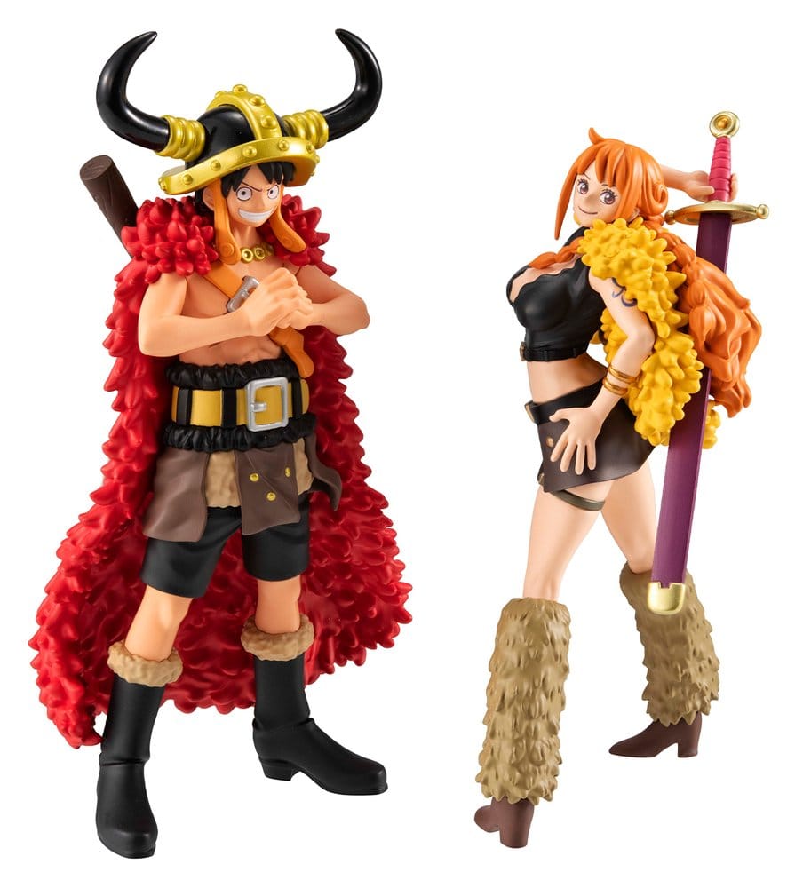 One Piece 2er-Pack Monkey D. Ruffy & Nami Ver. Elbaph (with gift) WALLSTAR Figuren