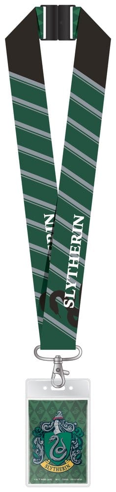 Harry Potter Slytherin Luxus-Schlüsselband mit Kartenhalter