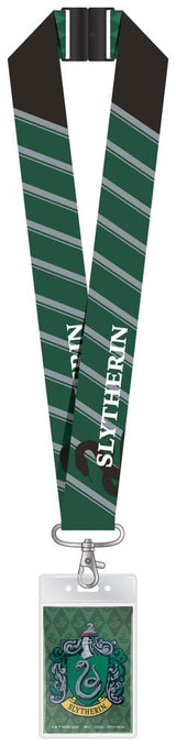 Harry Potter Slytherin Luxus-Schlüsselband mit Kartenhalter