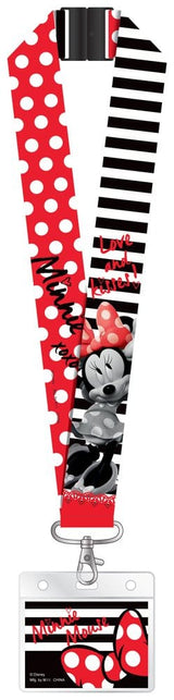 Micky Maus Minnie Luxus-Schlüsselband mit Kartenhalter