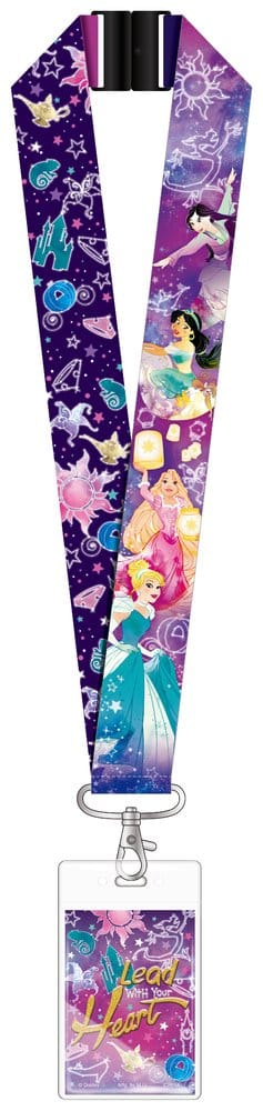 Disney Princess Lead with your heart Luxus-Schlüsselband mit Kartenhalter