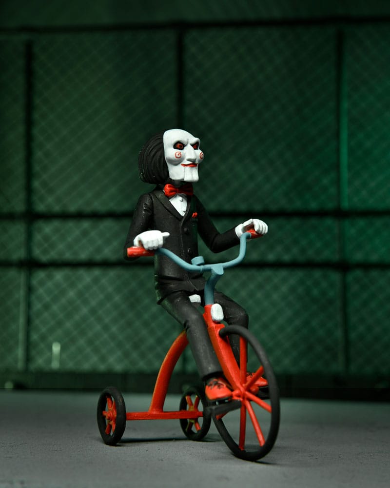 Saw Jigsaw Killer with Billy and Tricycle Boxed Set Toony Terrors Actionfigur