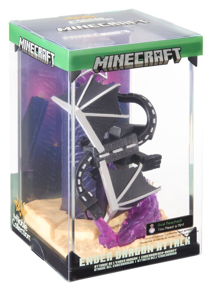 Minecraft Ender Dragon Attack Diorama Figur