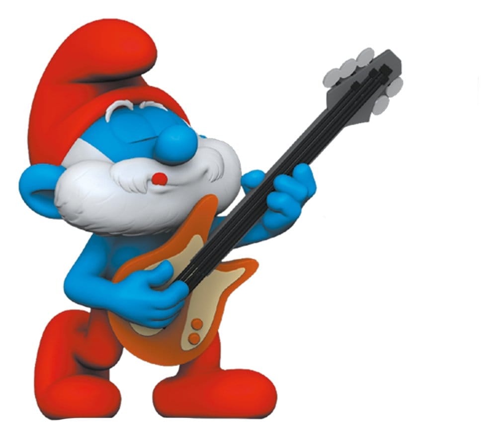Die Schlümpfe Papa Schlumpf mit Gitarre Figur