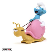 Die Schlümpfe: Spardose Smurf on a Snail's Back 19 cm
