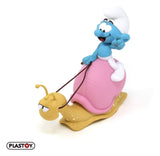 Die Schlümpfe: Spardose Smurf on a Snail's Back 19 cm