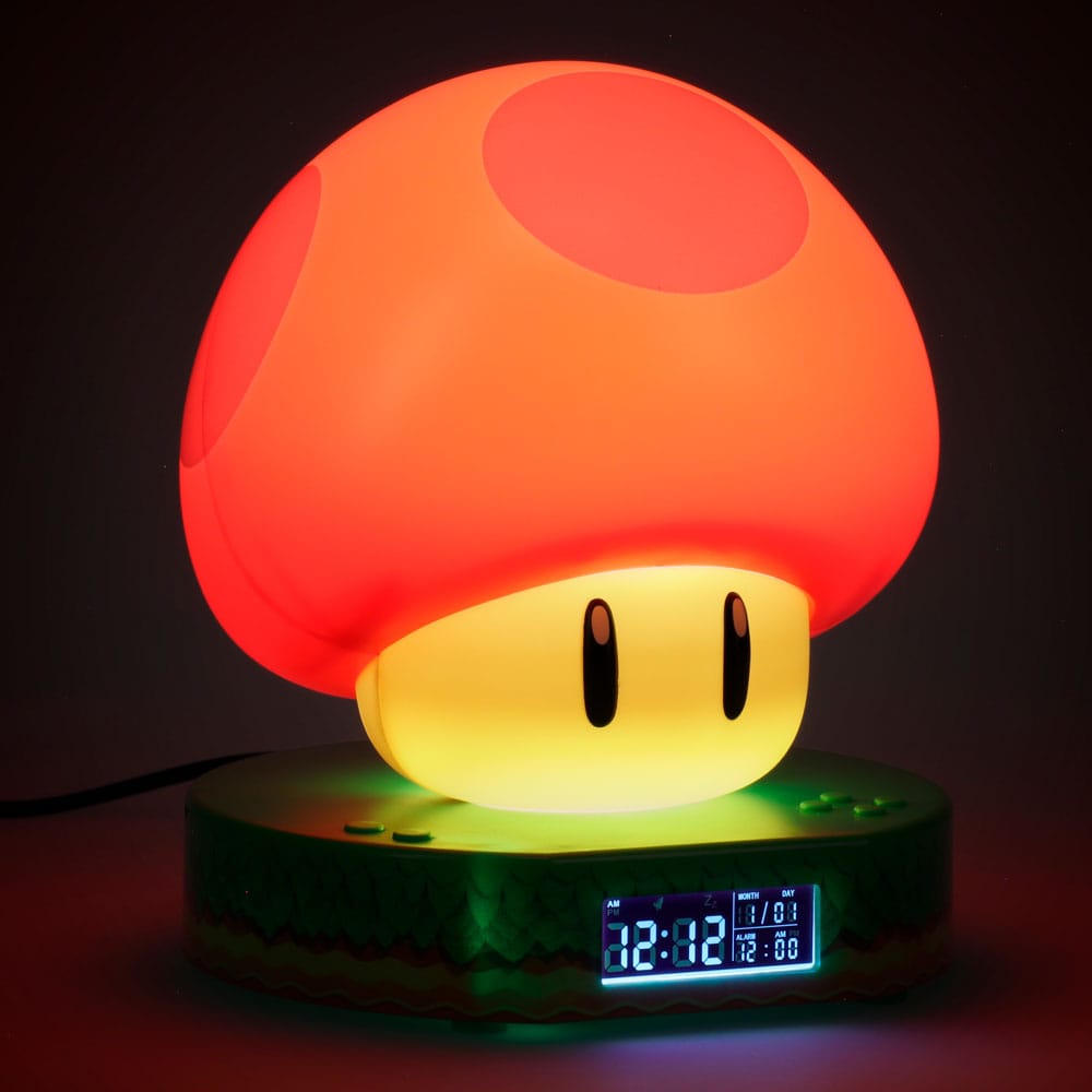 Super Mario Super Mushroom Wecker