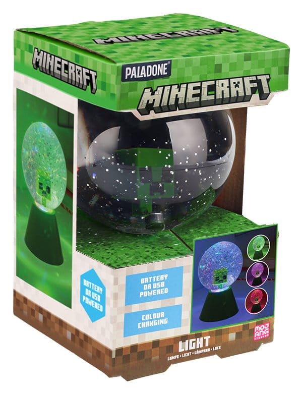 Minecraft Glitter Ball LED Leuchte