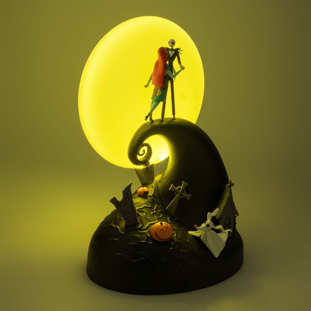 Nightmare Before Christmas Jack & Sally Diorama-Leuchte