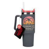Stranger Things 5 Trinkbecher mit Trinkhalm 900 ml