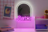 Barbie Neon Wand-Spiegel
