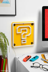 Super Mario Question Block LED Neon Wandleuchte