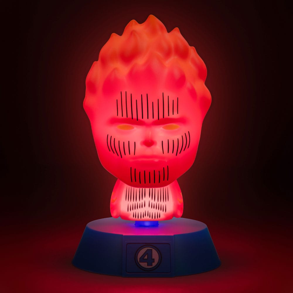 Fantastic Four Human Torch Icons Leuchte