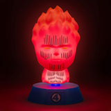 Fantastic Four Human Torch Icons Leuchte