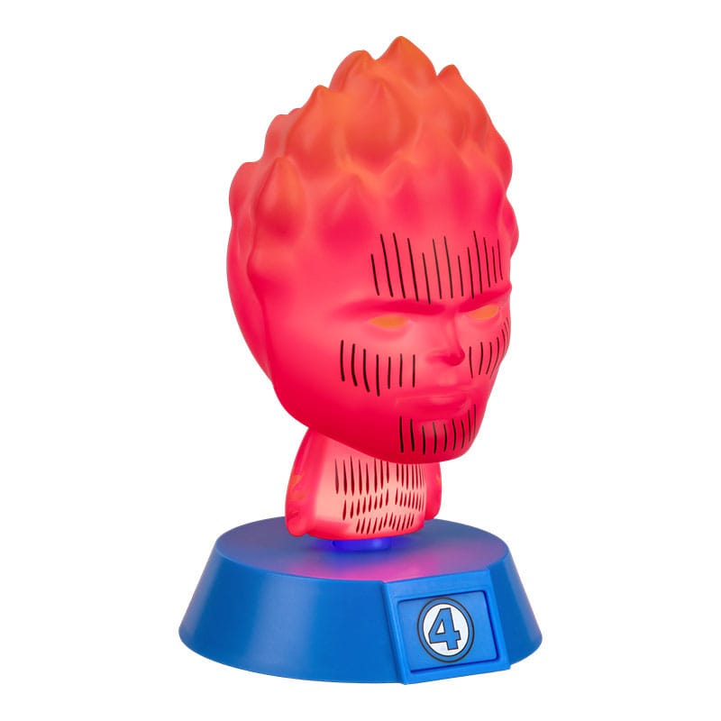 Fantastic Four Human Torch Icons Leuchte