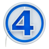 Fantastic Four LED Logo Neon Wandleuchte