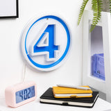 Fantastic Four LED Logo Neon Wandleuchte