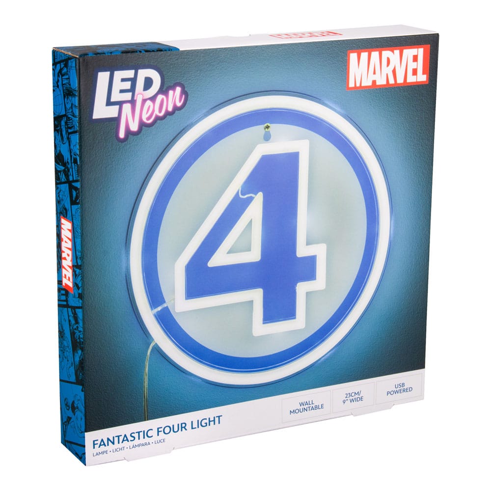 Fantastic Four LED Logo Neon Wandleuchte