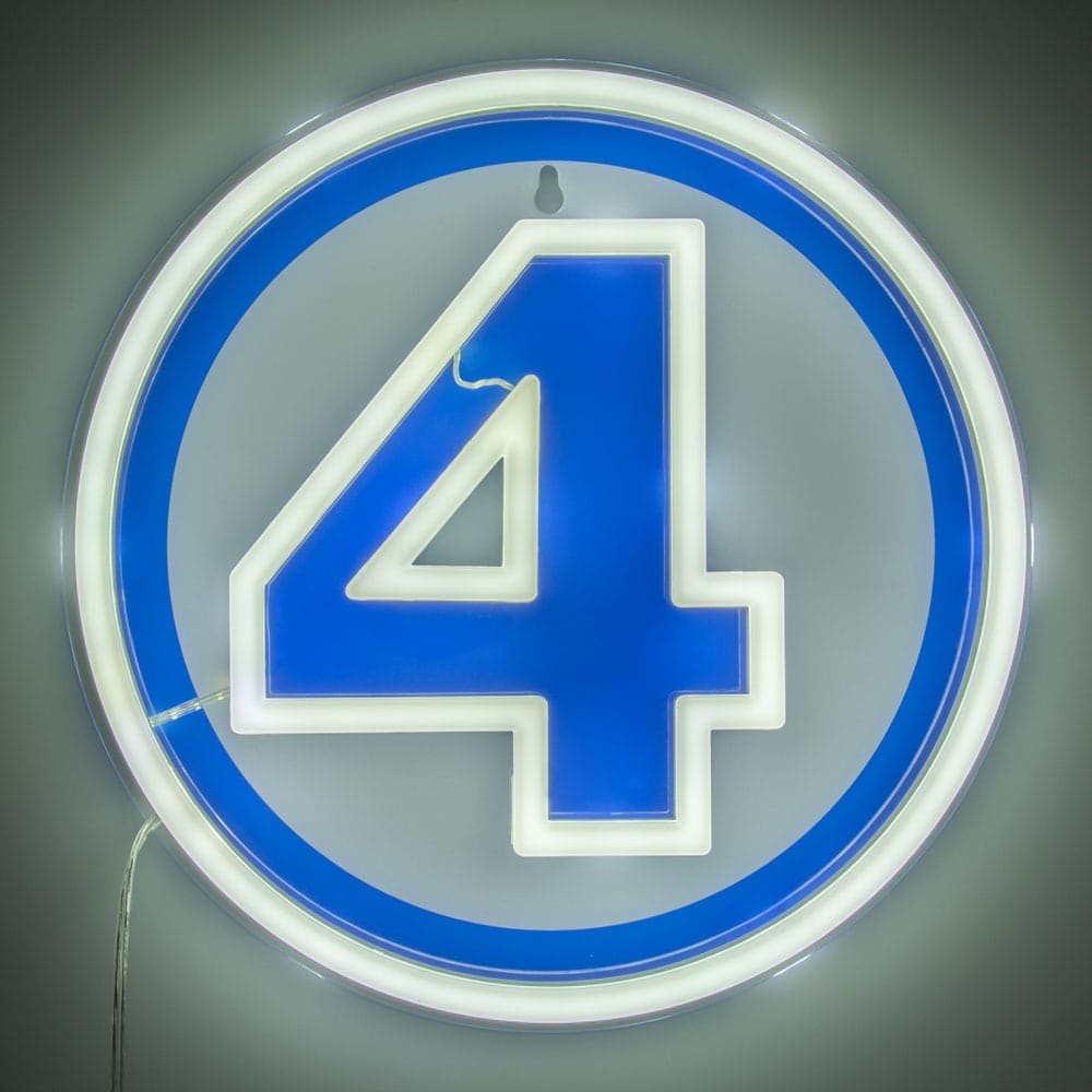 Fantastic Four LED Logo Neon Wandleuchte