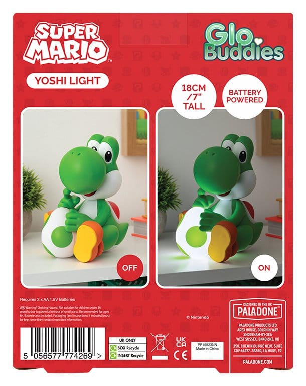 Super Mario GloBuddies Yoshi Leuchte