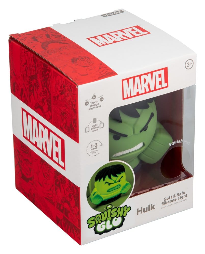 Marvel Universe SquishyGlo Hulk Rechargeable Silikon-Leuchte