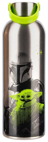 The Mandalorian Mandalorian & Grogu Metall Trinkflasche