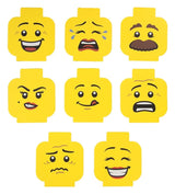 Lego Karten Untersetzer 8er-Pack