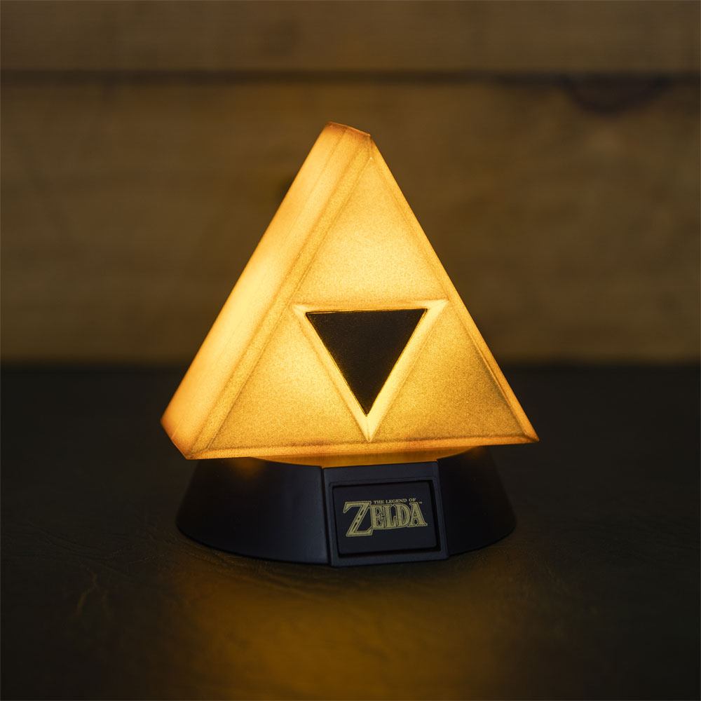 The Legend of Zelda 3D Icon Gold Triforce Lampe