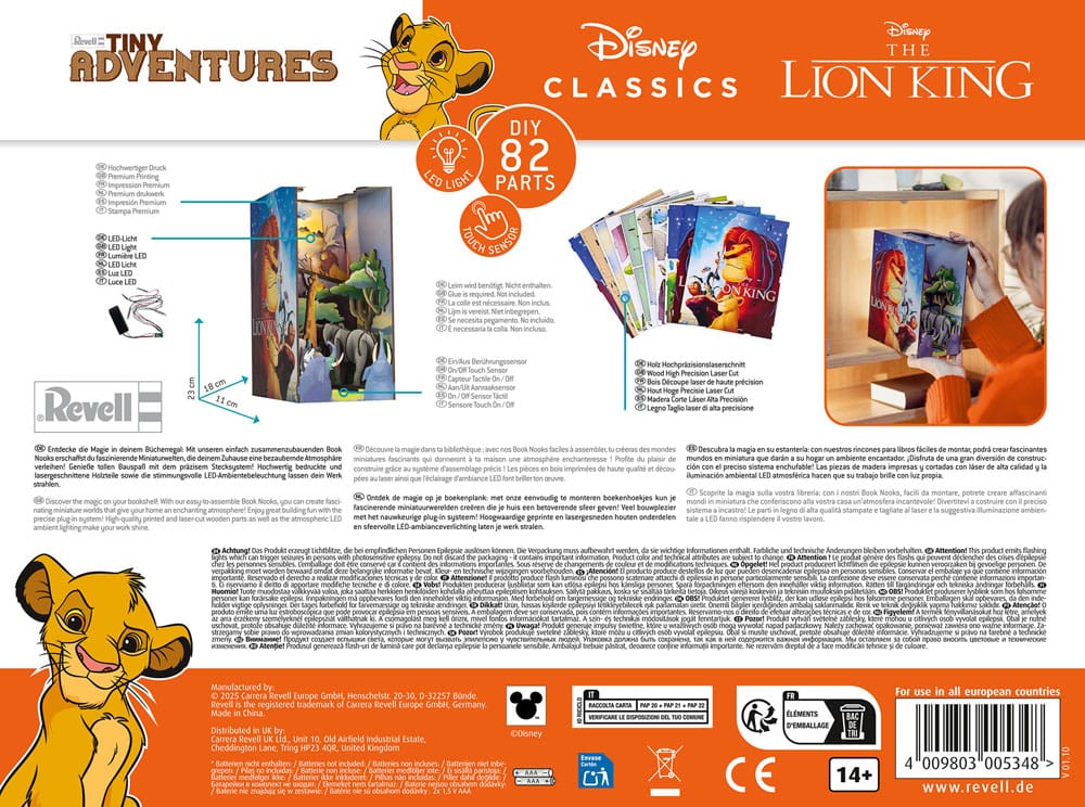 Disney Der König der Löwen Tiny Adventures Book Nook Mini-Diorama