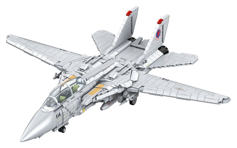 Top Gun Maverick's F-14A Tomcat Brick System Klemmbaustein Set