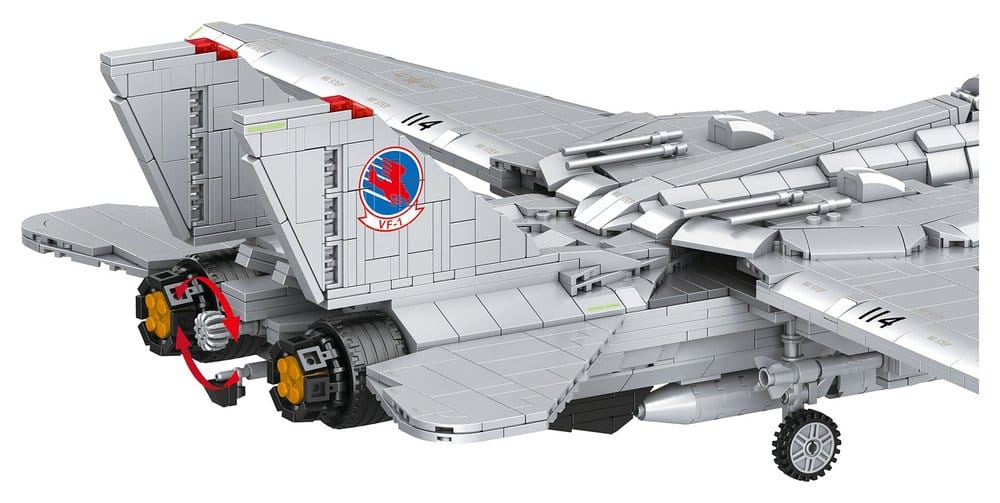 Top Gun Maverick's F-14A Tomcat Brick System Klemmbaustein Set
