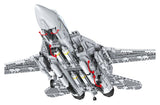Top Gun Maverick's F-14A Tomcat Brick System Klemmbaustein Set