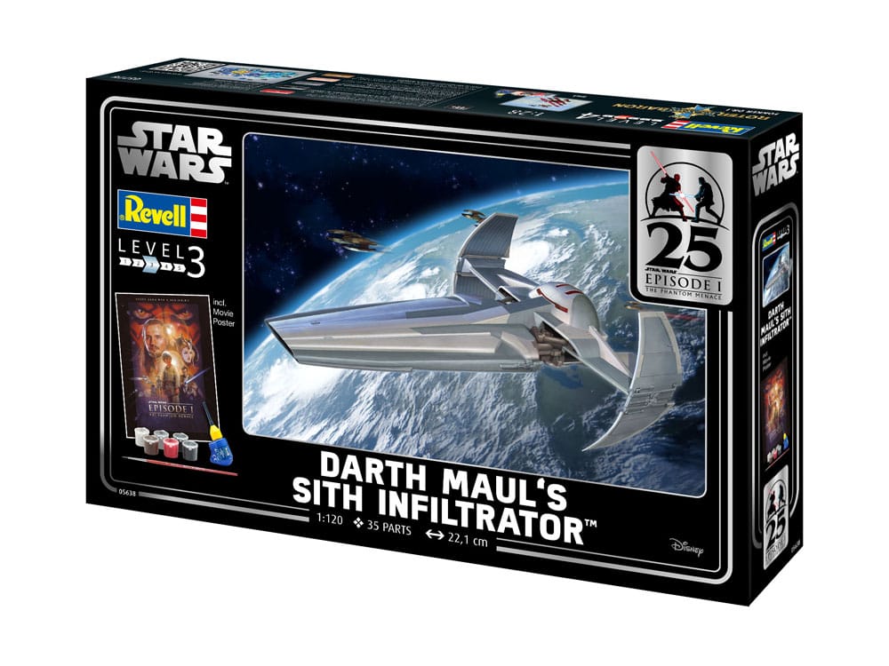 Star Wars Episode I Darth Maul's Sith Infiltrator Geschenkset 1/120 Modellbausatz
