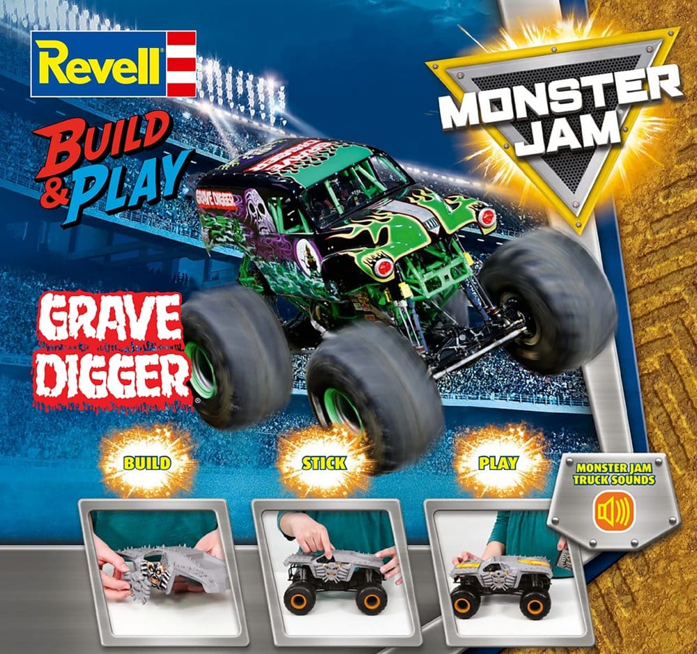 Monster Jam Monster Jam Grave Digger Revell Build & Play Bausatz