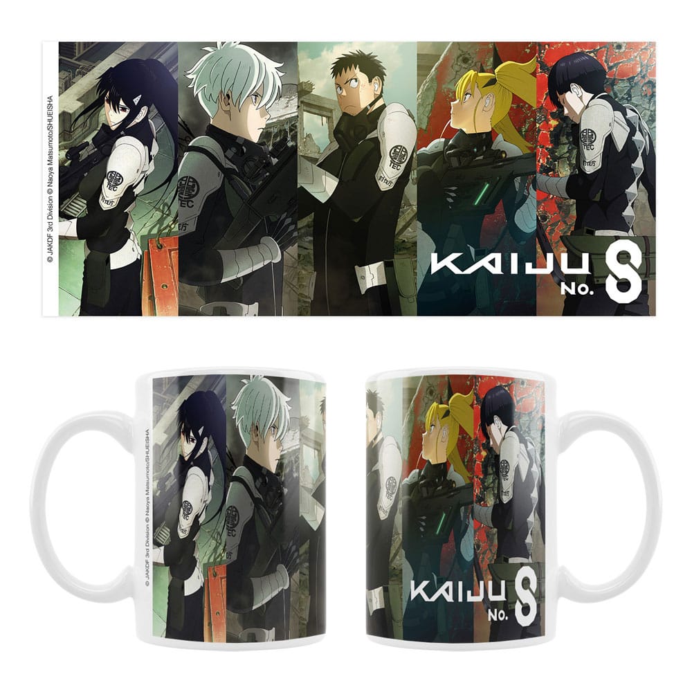 Kaiju No. 8 Mina, Reno, Kafka, Kikoru, Hoshina Keramiktasse