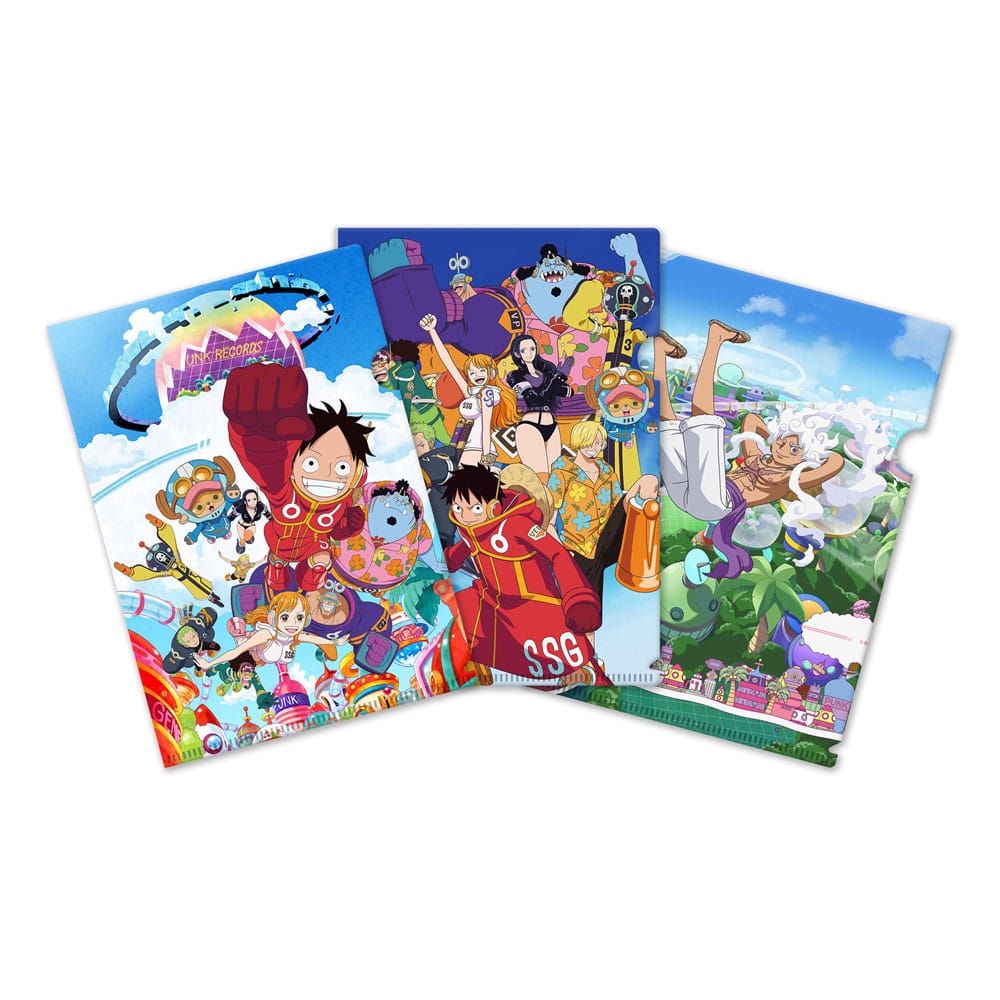 One Piece Egghead Saga Klarsichthüllen 3er-Set