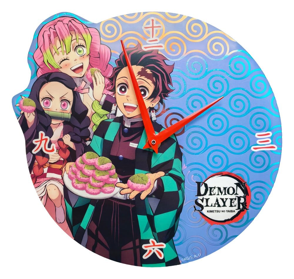 Demon Slayer Kimetsu no Yaiba Holographic Wanduhr