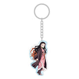 Demon Slayer Kimetsu No Yaiba Nezuko Holographic Acryl Schlüsselanhänger