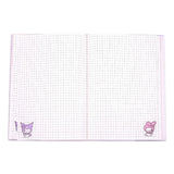 Sanrio Kuromi & My Melody Pastel Flower Holographic Checkered Notizbuch