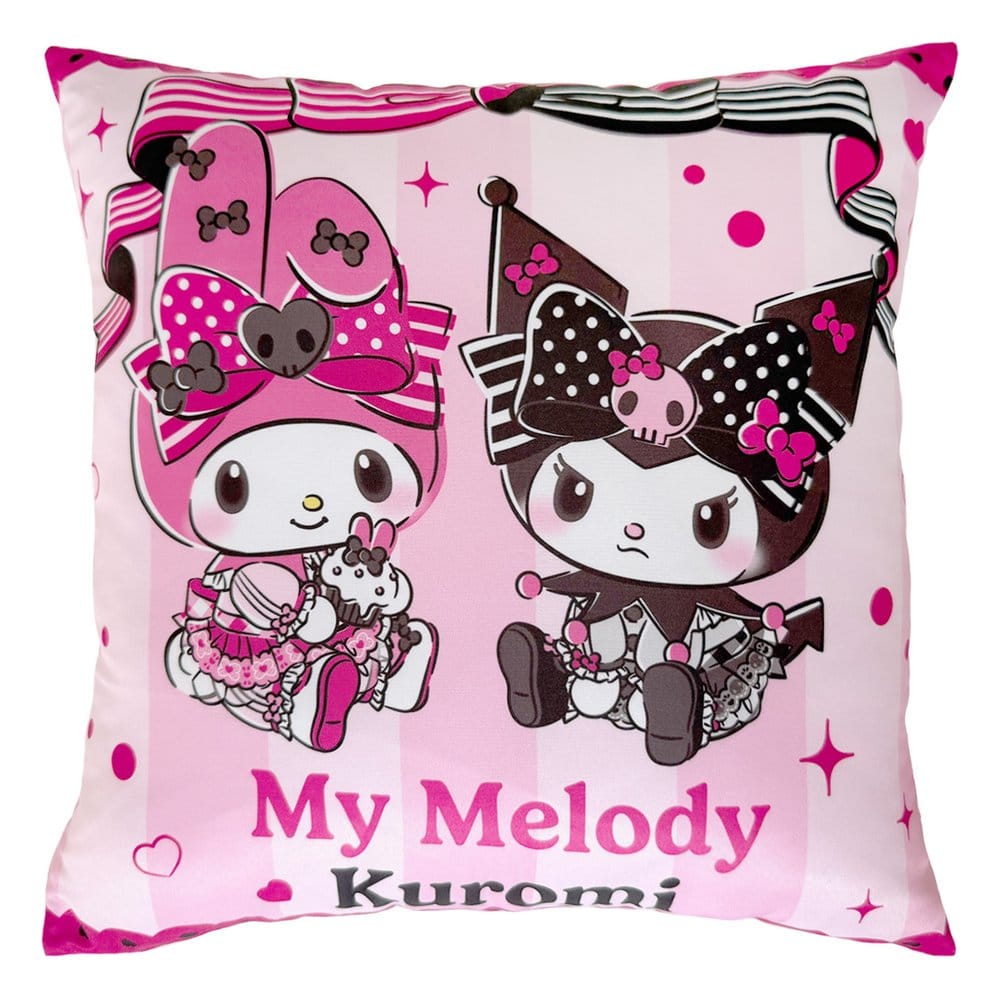 Sanrio Pink Black Party Series Kuromi & My Melody Kissen