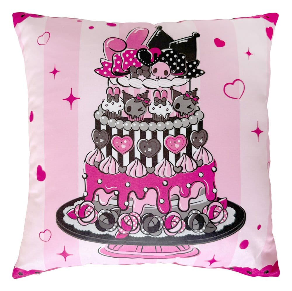 Sanrio Pink Black Party Series Kuromi & My Melody Kissen