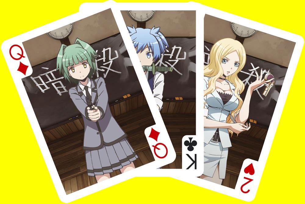 Assassination Classroom Characters Spielkarten