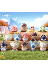 Genshin Impact Natlan Saurian Series Minifiguren Blind Box Display (20)