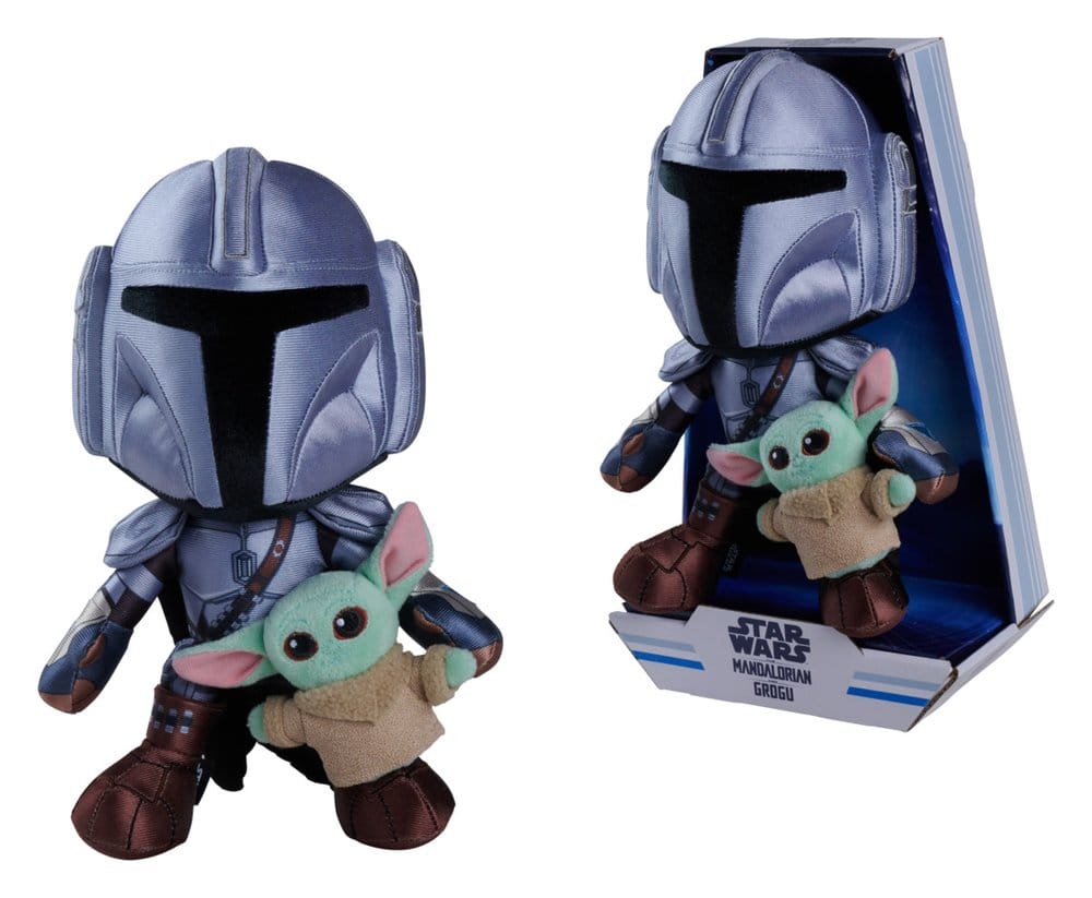 Star Wars Mandalorian Mandalorian & Mini Grogu Plüschfigur